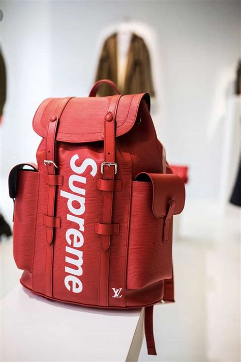 fake louis vuitton x supreme bag